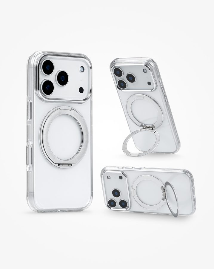 Clear Magnetic Stand Phone case — K2601009