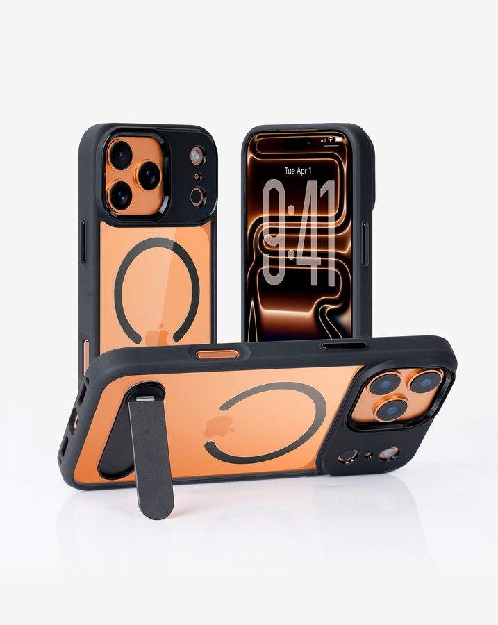 Soft-touch Magnetic Stand Phone case — K2602002