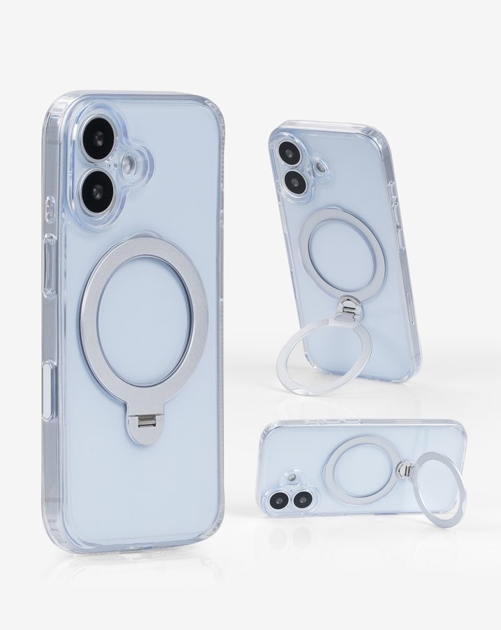 Clear Magnetic Stand Phone case — K2602007